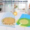 LET'S RESIN Premium Resin Collector Mat,20" x 14"Large Silicone Mat,Easy Cleanup & Heat Resistant Thick Silicone Mats for Crafts,Resin Molds, Epoxy Resin,Playdough Mat,Placemat(Blue)